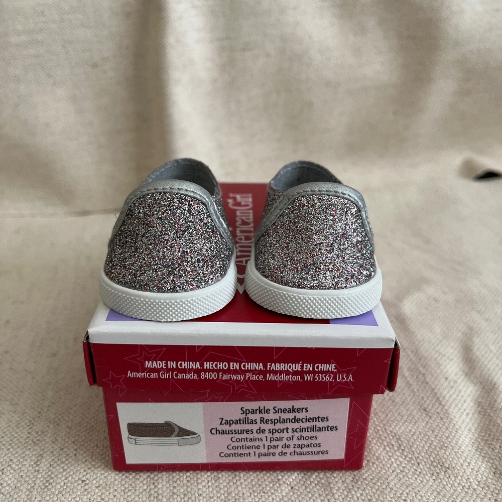 American Girl Doll Sparkle Sneakers